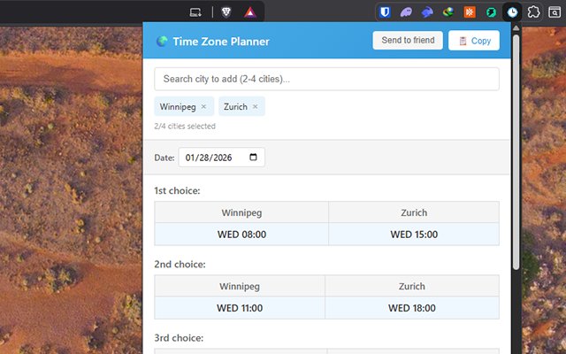 MeetClock - Select time slots